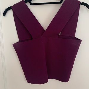 Dark purple top from SEEK The Label